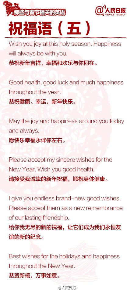 長(zhǎng)知識(shí)！100個(gè)與春節(jié)有關(guān)的英文用語(yǔ)