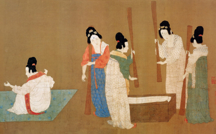 當(dāng)熊貓“滾滾”遇上中外名畫(huà)（組圖）