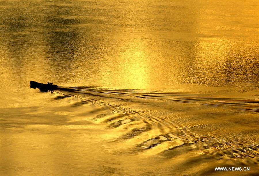 Scenery of Yalu River in Dandong